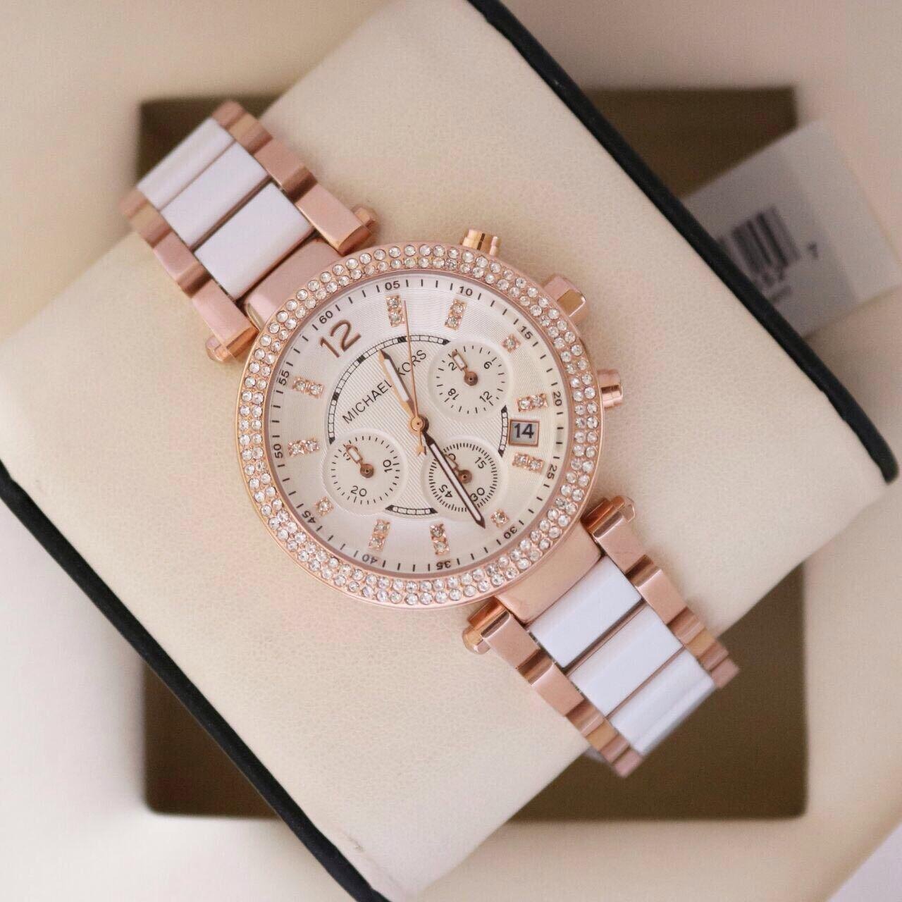 MK CHRONOGRAPH, MK5774 WHITE